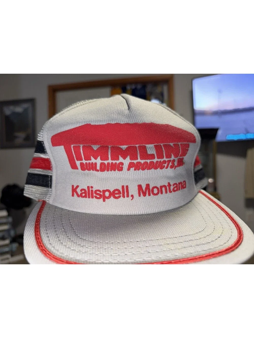 Vintage Timmline Building Products Kalispell MT Trucker Hat
